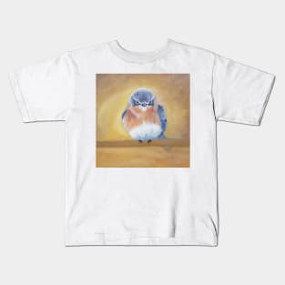 Eastern Bluebird painting Kids T-Shirt